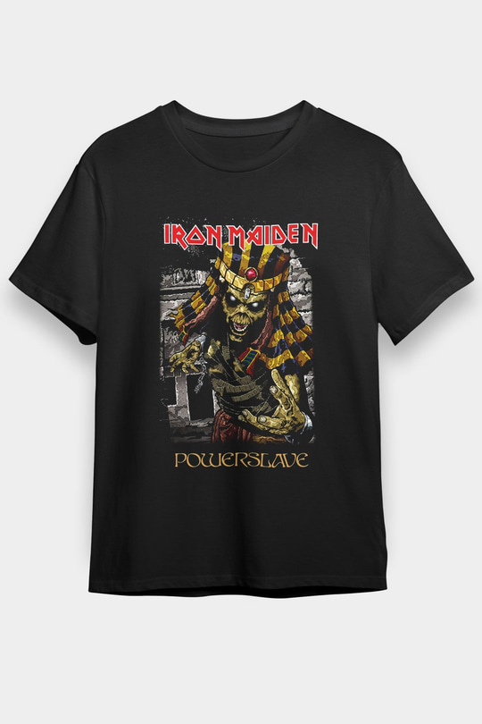 Iron Maiden Siyah Unisex Tişört T-Shirt - TişörtFabrikası