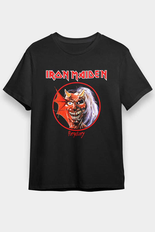 Iron Maiden Siyah Unisex Tişört T-Shirt - TişörtFabrikası