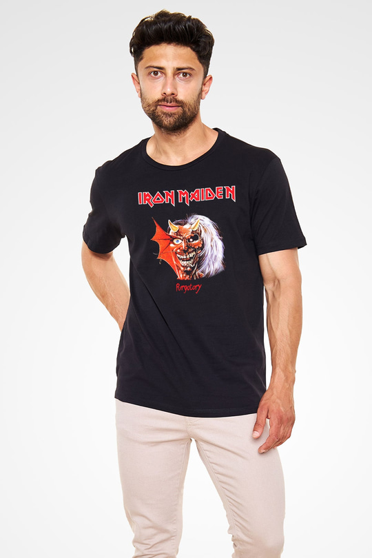Iron Maiden Siyah Unisex Tişört T-Shirt - TişörtFabrikası