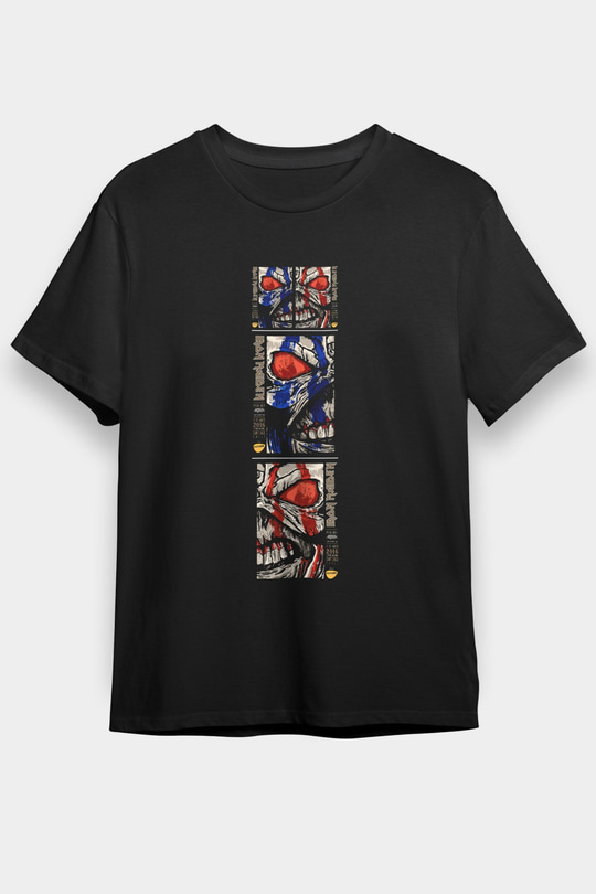 Iron Maiden Siyah Unisex Tişört T-Shirt - TişörtFabrikası