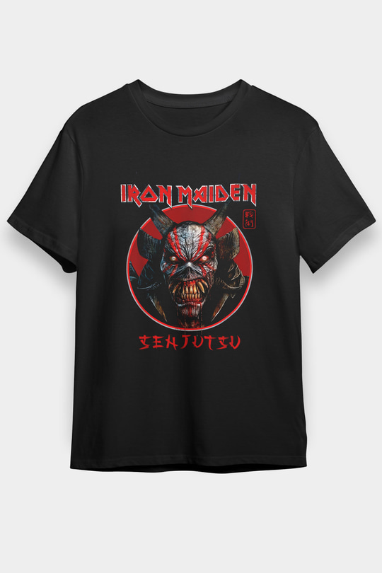 Iron Maiden Siyah Unisex Tişört T-Shirt - TişörtFabrikası