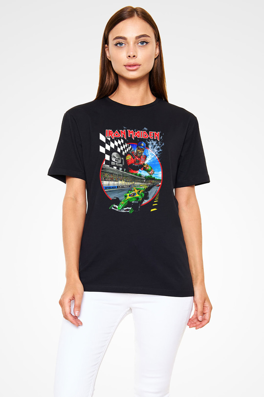 Iron Maiden Siyah Unisex Tişört T-Shirt - TişörtFabrikası