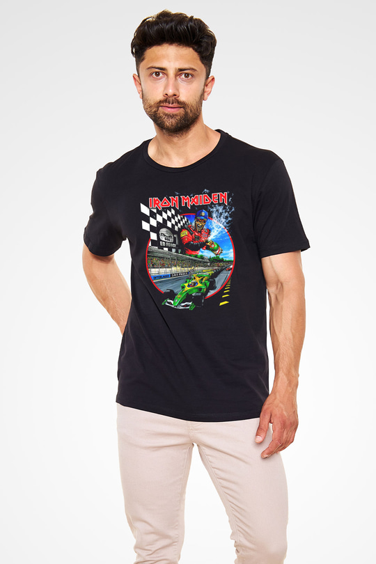 Iron Maiden Siyah Unisex Tişört T-Shirt - TişörtFabrikası
