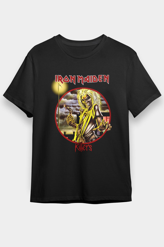 Iron Maiden Siyah Unisex Tişört T-Shirt - TişörtFabrikası