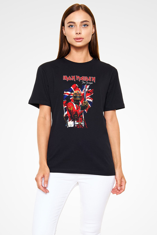 Iron Maiden Siyah Unisex Tişört T-Shirt - TişörtFabrikası