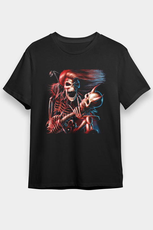 Iron Maiden Siyah Unisex Tişört T-Shirt - TişörtFabrikası
