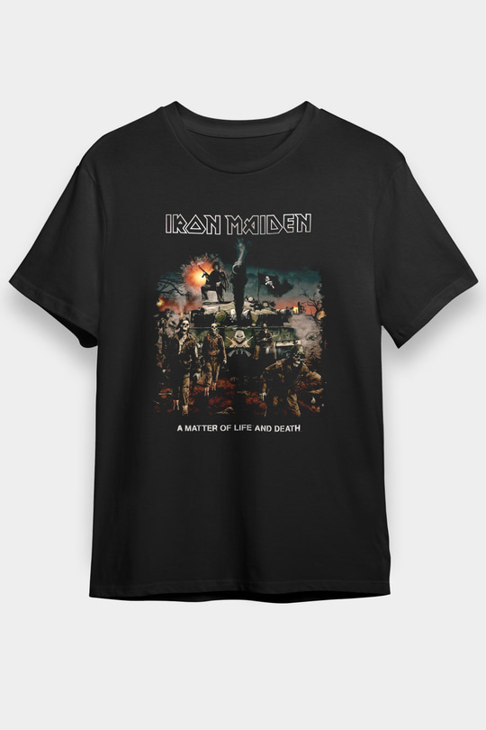 Iron Maiden Siyah Unisex Tişört T-Shirt - TişörtFabrikası