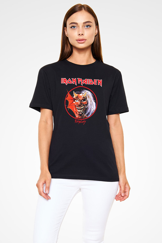 Iron Maiden Siyah Unisex Tişört T-Shirt - TişörtFabrikası