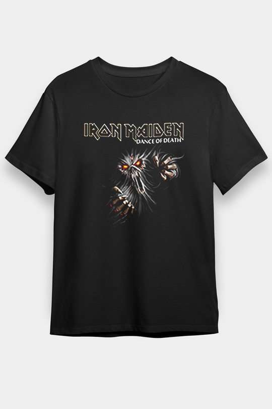 Iron Maiden Siyah Unisex Tişört T-Shirt - TişörtFabrikası