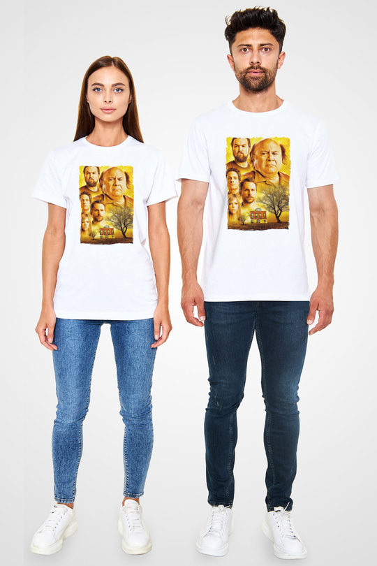 Its Always Sunny in Philadelphia Beyaz Unisex Tişört T-Shirt