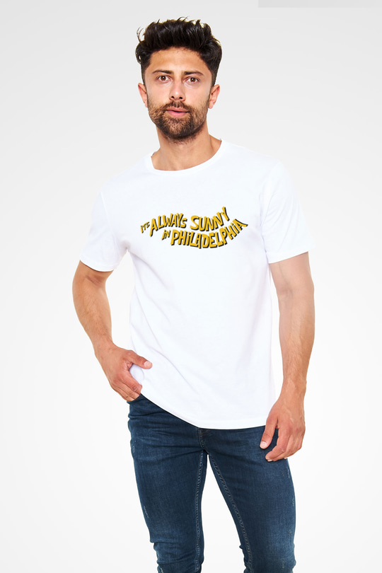 Its Always Sunny in Philadelphia Beyaz Unisex Tişört T-Shirt