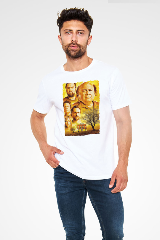 Its Always Sunny in Philadelphia Beyaz Unisex Tişört T-Shirt