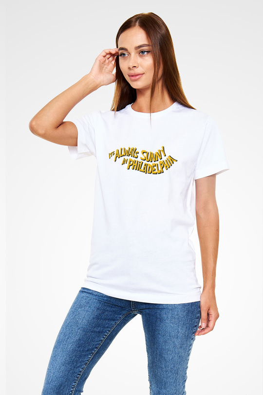 Its Always Sunny in Philadelphia Beyaz Unisex Tişört T-Shirt