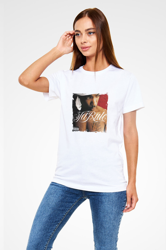 Ja Rule Baskılı Unisex Beyaz Tişört