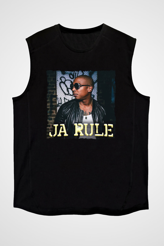 Ja Rule Siyah Unisex Kolsuz Tişört