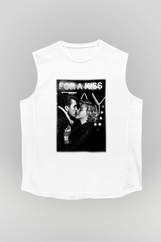 James Dean Beyaz Unisex Kolsuz Tişört