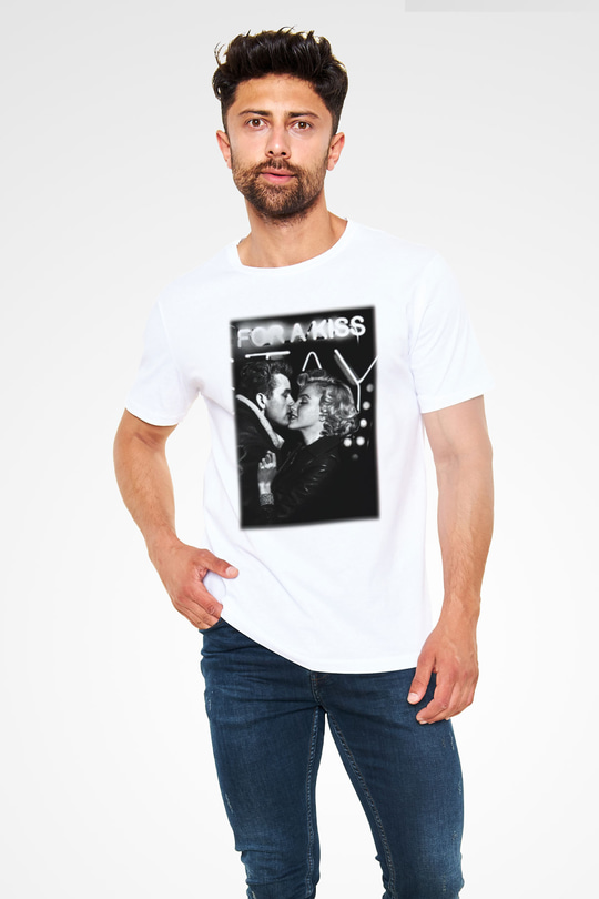 James Dean Beyaz Unisex Tişört T-Shirt - TişörtFabrikası