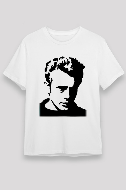 James Dean Beyaz Unisex Tişört T-Shirt - TişörtFabrikası