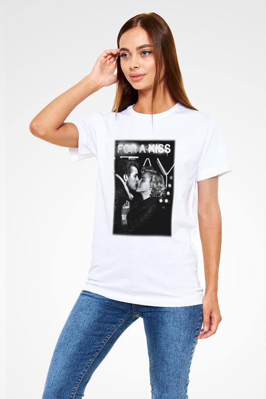 James Dean Beyaz Unisex Tişört T-Shirt - TişörtFabrikası