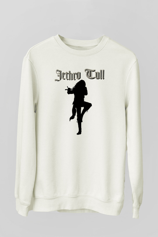 Jethro Tull Beyaz Unisex Sweatshirt