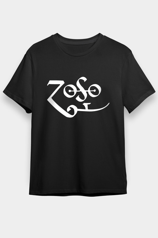 Jimmy Page Siyah Unisex Tişört T-Shirt - TişörtFabrikası
