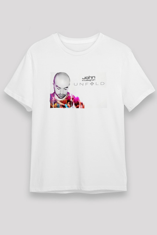 John Ocallaghan Beyaz Unisex Tişört T-Shirt - TişörtFabrikası