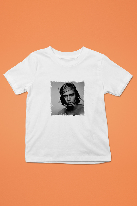 Johnny Depp Unisex Baskılı Beyaz Çocuk Tişört