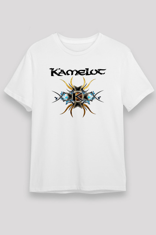 Kamelot Beyaz Unisex Tişört T-Shirt - TişörtFabrikası