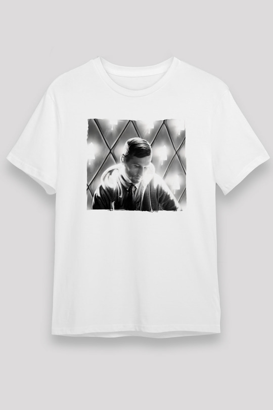 Kaskade Beyaz Unisex Tişört T-Shirt - TişörtFabrikası