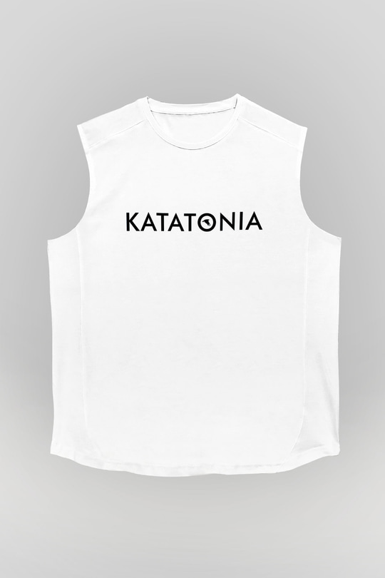 Katatonia Beyaz Unisex Kolsuz Tişört