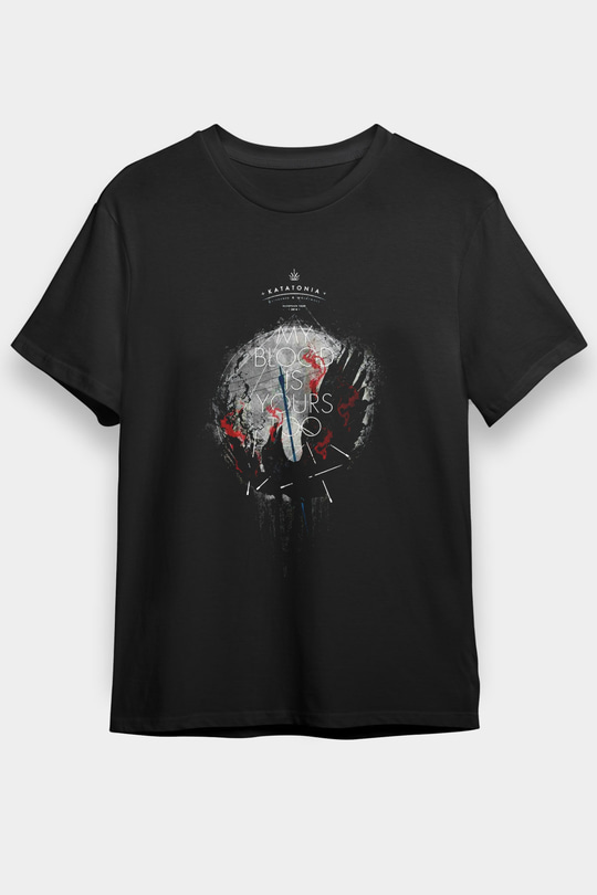 Katatonia Siyah Unisex Tişört T-Shirt - TişörtFabrikası