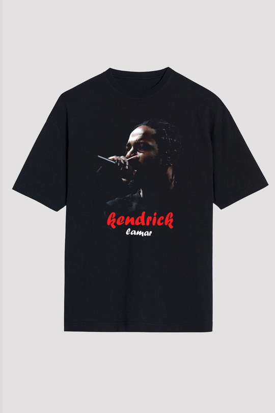 Kendrick Lamar Siyah Oversize Tişört Oversize T-shirt - TişörtFabrikası
