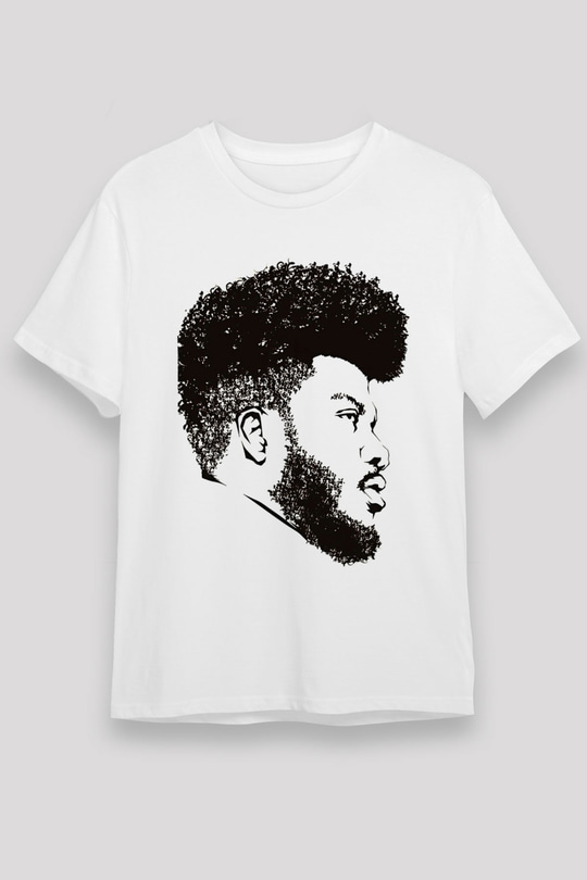 Khalid Baskılı Unisex Beyaz Tişört - Tshirt
