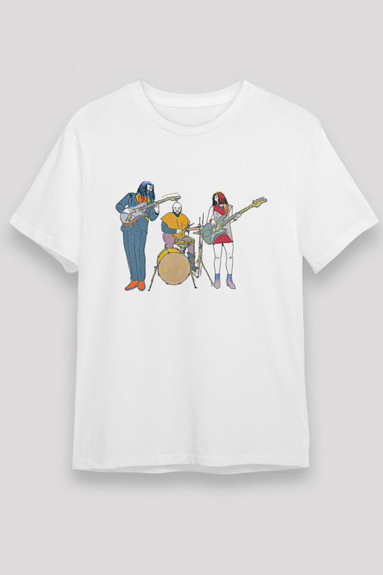 Khruanybin Baskılı Unisex Beyaz Tişört - Tshirt