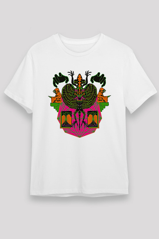 Khruanybin Baskılı Unisex Beyaz Tişört - Tshirt