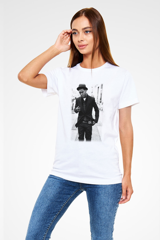 Kid Cudi Beyaz Unisex Tişört T-Shirt - TişörtFabrikası