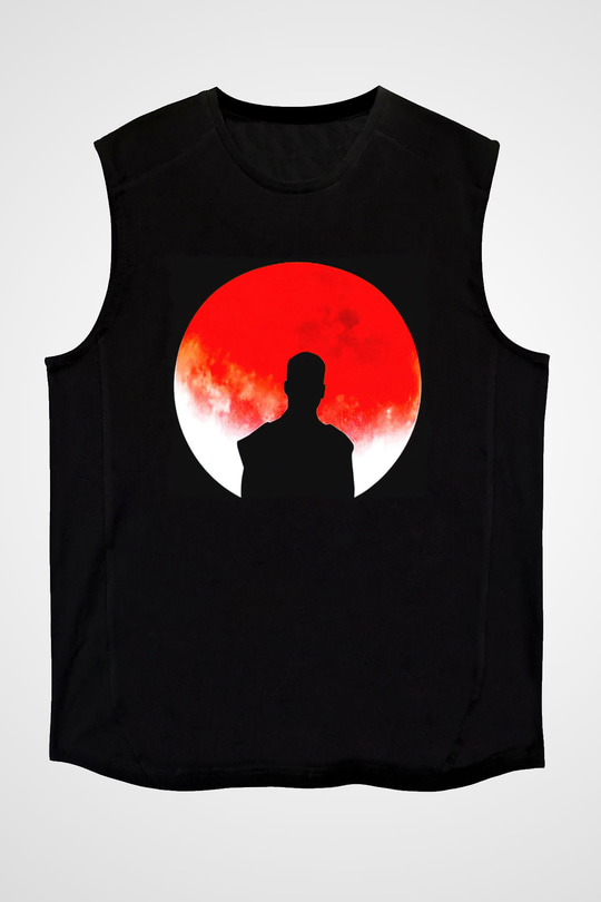 Kid Cudi Siyah Unisex Kolsuz Tişört