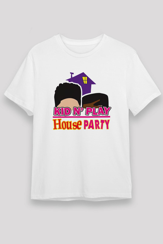 Kid n Play Beyaz Unisex Tişört T-Shirt - TişörtFabrikası