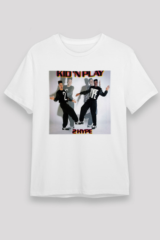 Kid n Play Beyaz Unisex Tişört T-Shirt - TişörtFabrikası