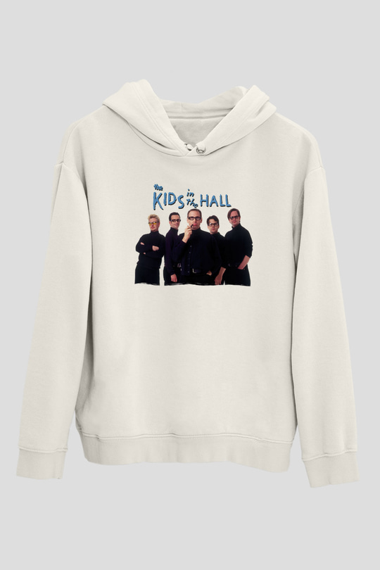 Kids in the Hall Beyaz Unisex Hoodie