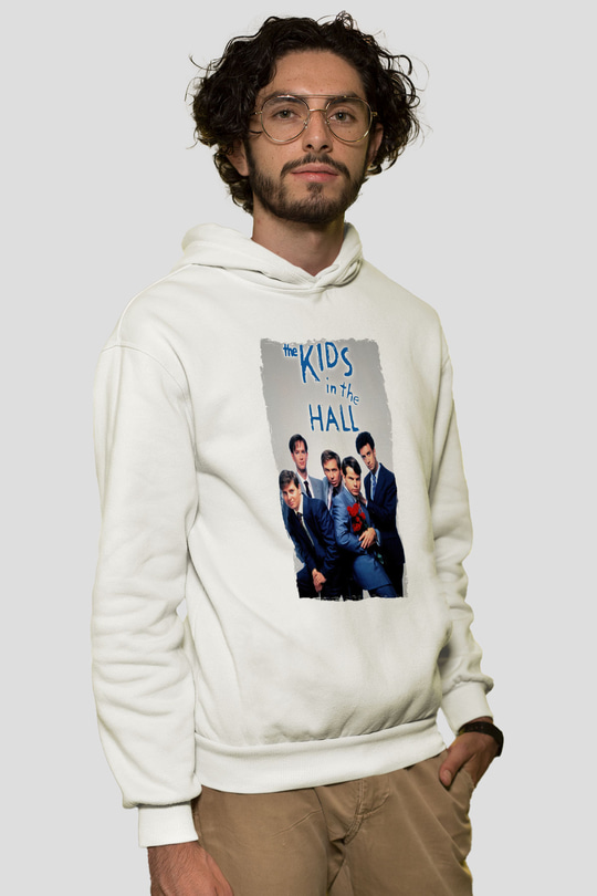 Kids in the Hall Beyaz Unisex Hoodie