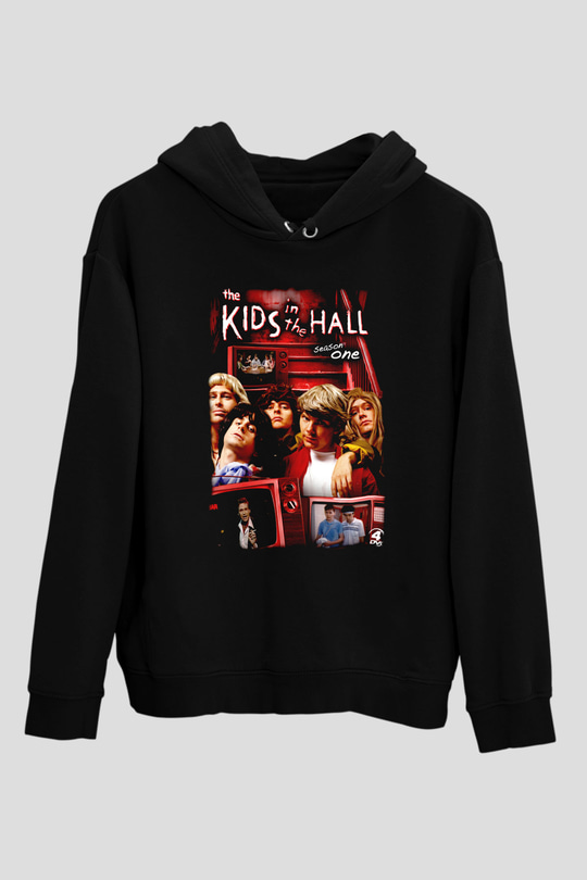 Kids in the Hall Siyah Unisex Hoodie