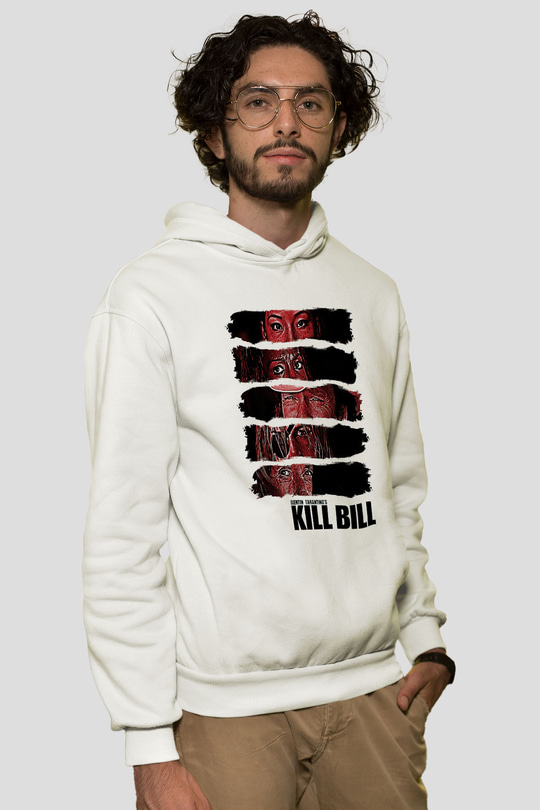 Kill Bill Beyaz Unisex Hoodie