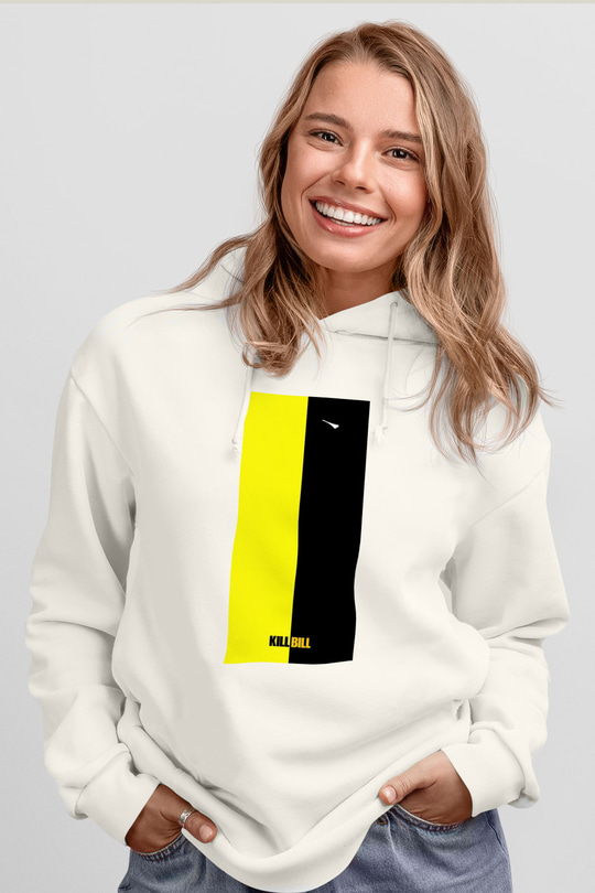 Kill Bill Beyaz Unisex Hoodie