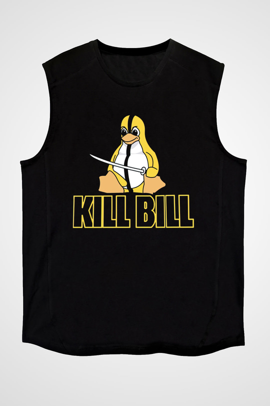 Kill Bill Siyah Unisex Kolsuz Tişört