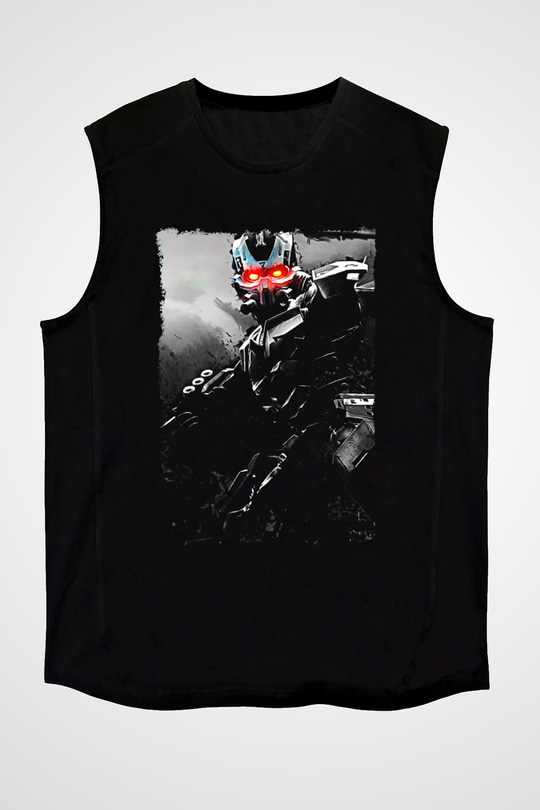 Killzone Siyah Unisex Kolsuz Tişört