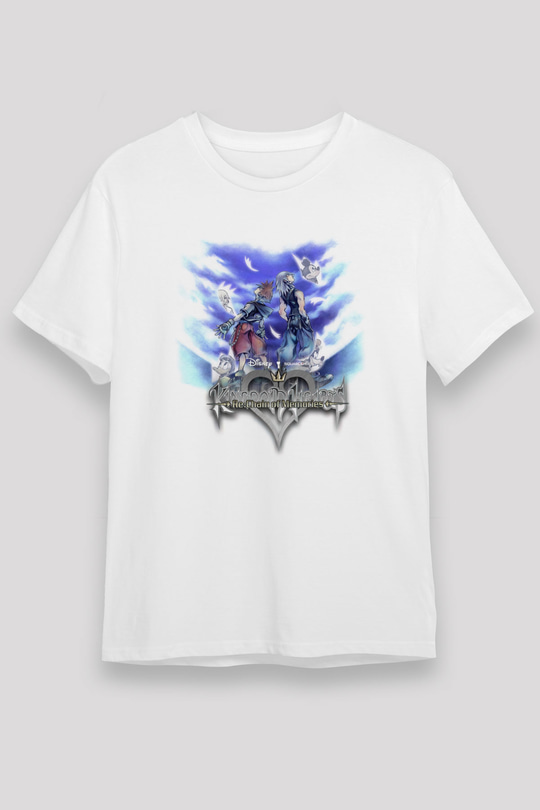 Kingdom Hearts Beyaz Unisex Tişört T-Shirt