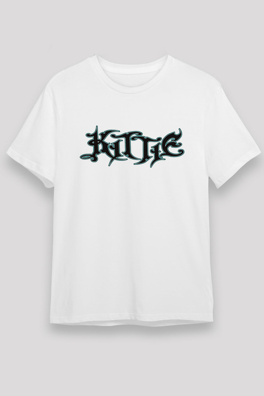 Kittie Baskılı Unisex Beyaz Tişört - Tshirt