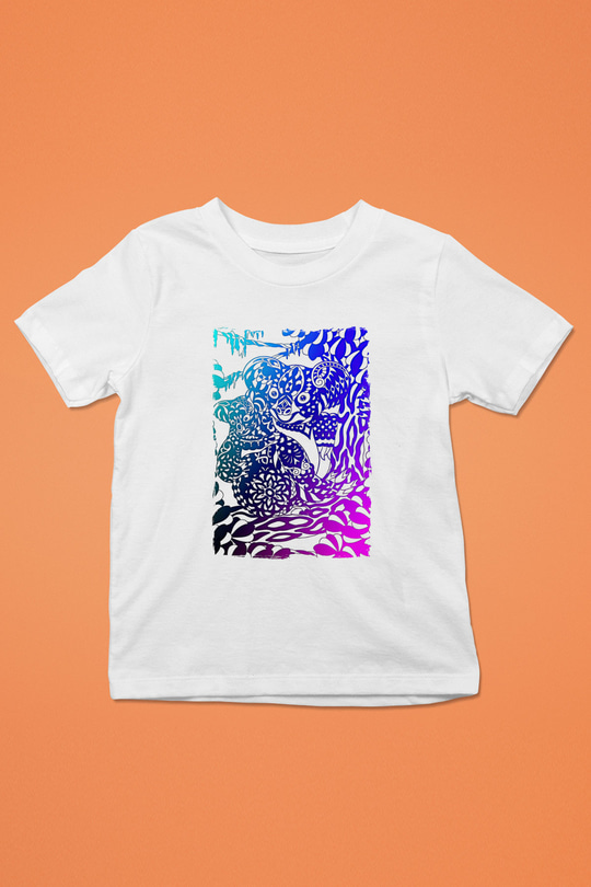 Koala Baskılı Beyaz Unisex Beyaz Çocuk Tişört - Tshirt