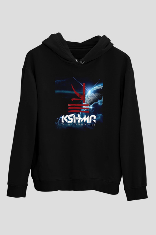KSHMR Siyah Unisex Kapüşonlu Sweatshirt